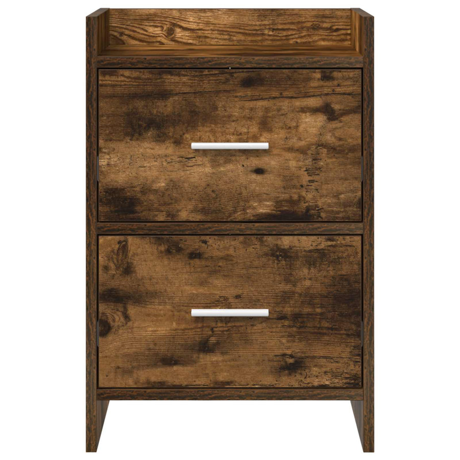 Nachtkastjes Gerookt eiken 40 x 30 x 60 cm Bewerkt hout