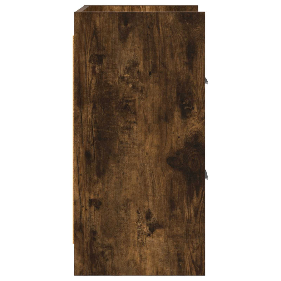 Nachtkastjes Gerookt eiken 40 x 30 x 60 cm Bewerkt hout