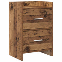 Nachtkastjes Oud hout 40 x 30 x 60 cm Bewerkt hout