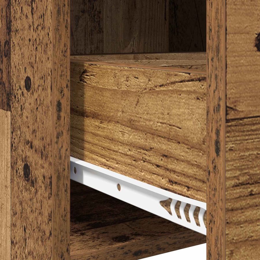 Nachtkastjes 2 pcs Oud hout 40 x 30 x 60 cm Bewerkt hout