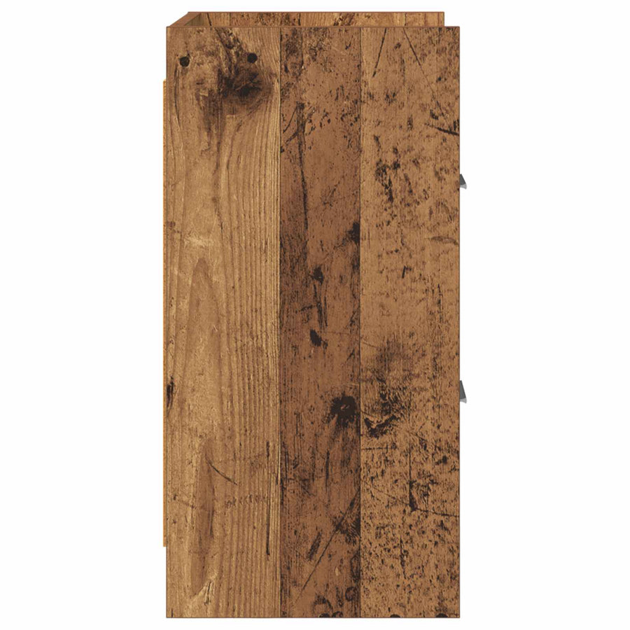 Nachtkastjes 2 pcs Oud hout 40 x 30 x 60 cm Bewerkt hout