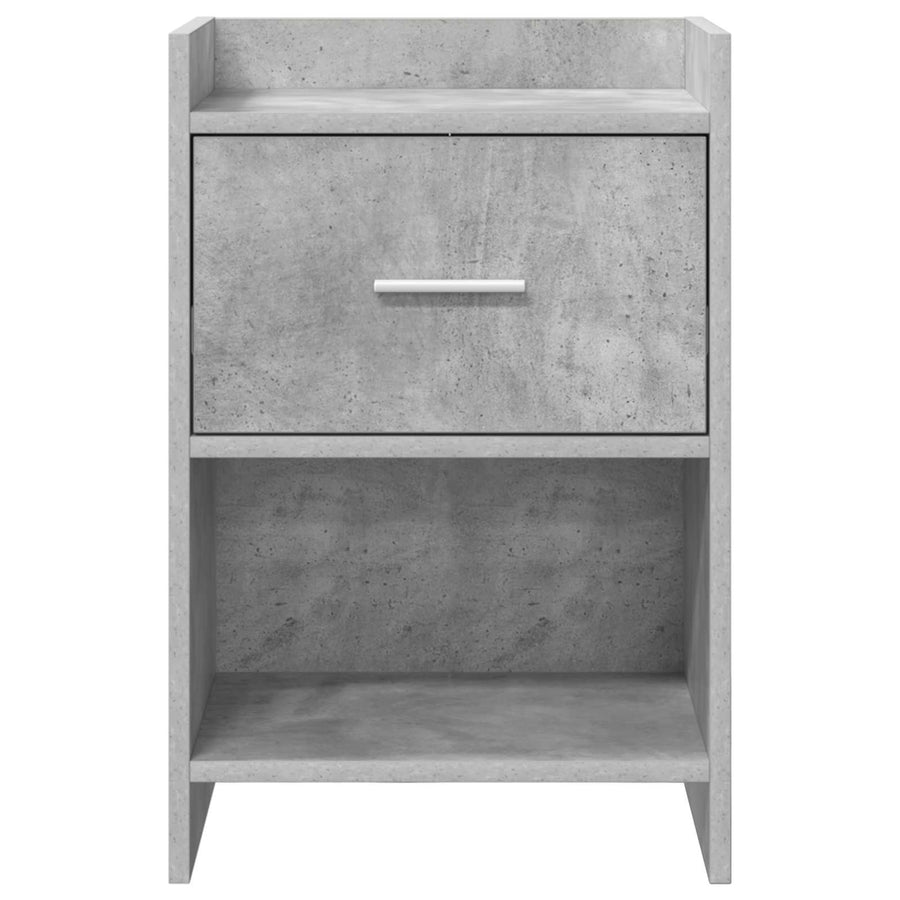 Nachtkastjes Betongrijs 40 x 30 x 60 cm Bewerkt hout