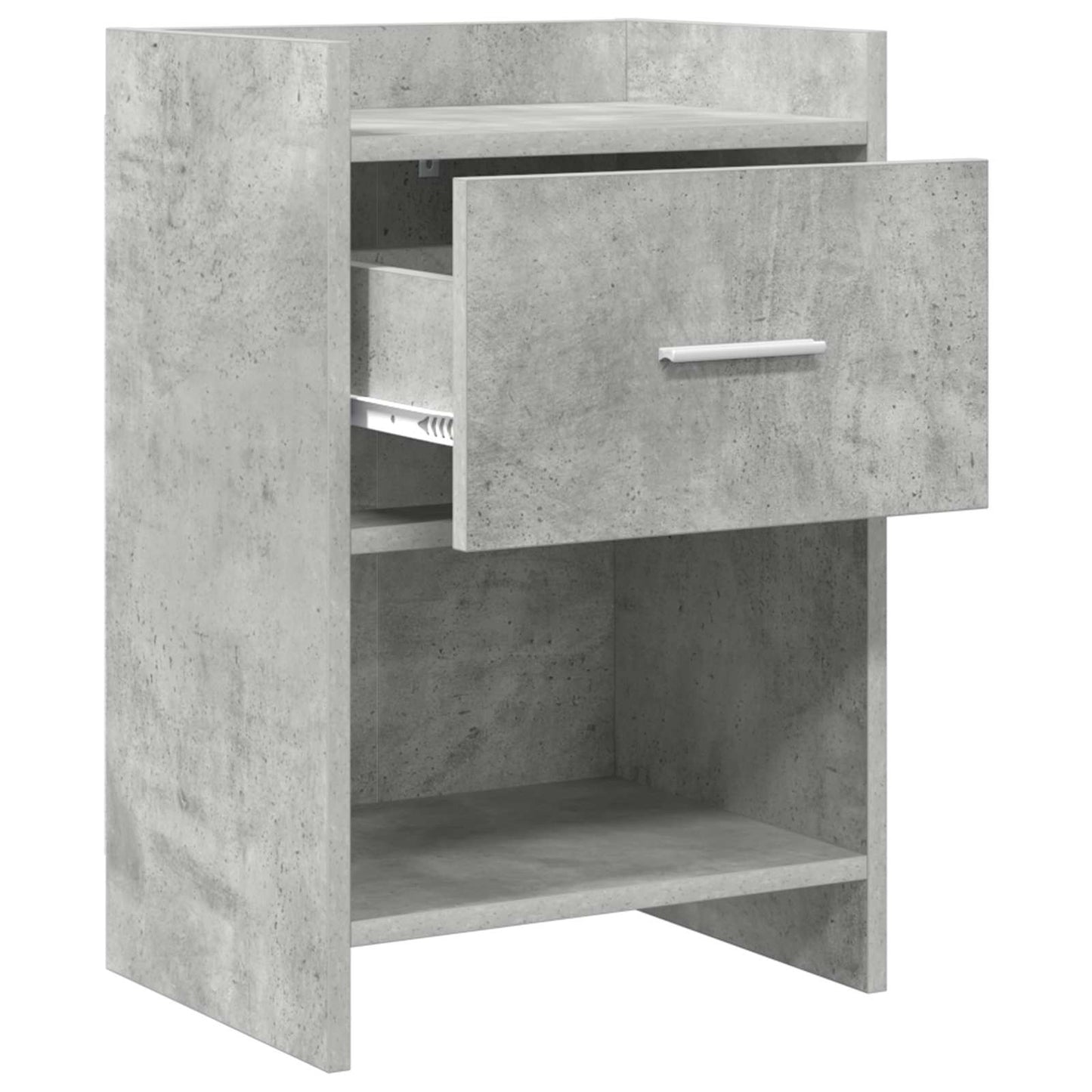 Nachtkastjes 2 pcs Betongrijs 40 x 30 x 60 cm Bewerkt hout