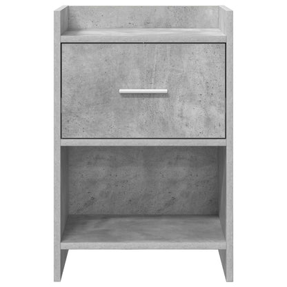 Nachtkastjes 2 pcs Betongrijs 40 x 30 x 60 cm Bewerkt hout
