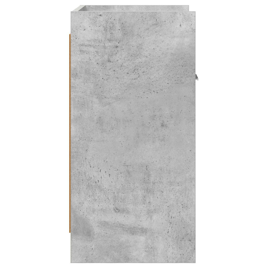 Nachtkastjes 2 pcs Betongrijs 40 x 30 x 60 cm Bewerkt hout