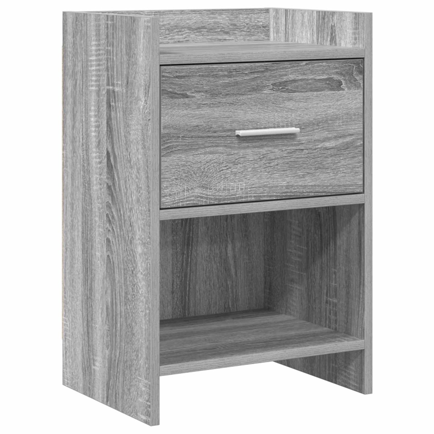 Nachtkastjes Grijs Sonoma 40 x 30 x 60 cm Bewerkt hout
