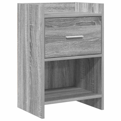 Nachtkastjes Grijs Sonoma 40 x 30 x 60 cm Bewerkt hout
