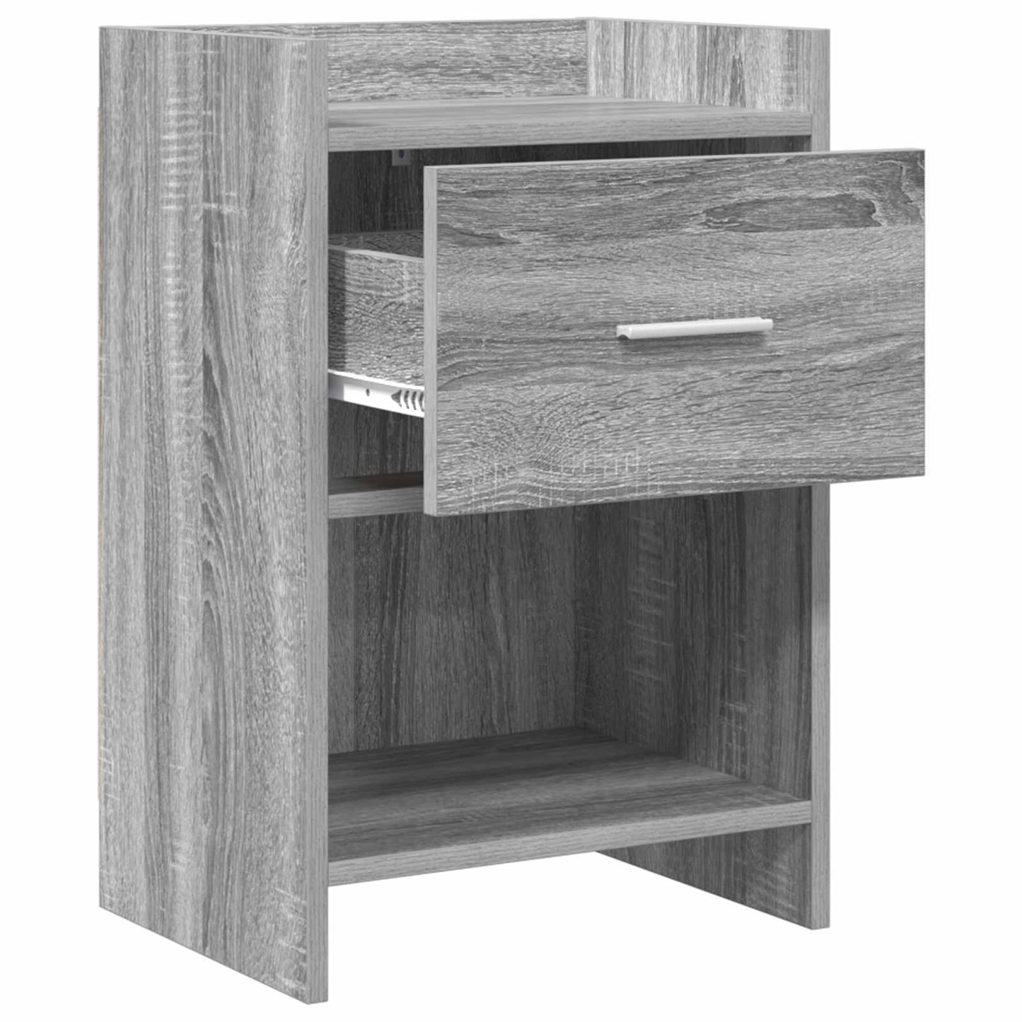 Nachtkastjes Grijs Sonoma 40 x 30 x 60 cm Bewerkt hout