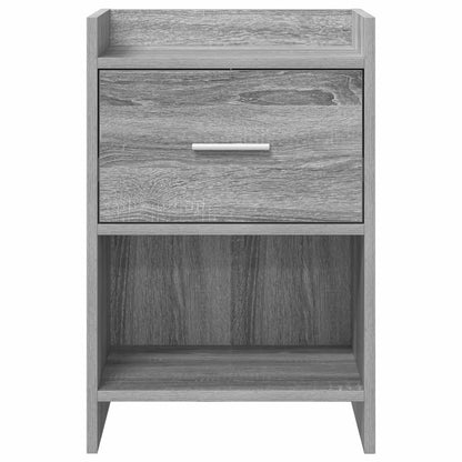 Nachtkastjes Grijs Sonoma 40 x 30 x 60 cm Bewerkt hout