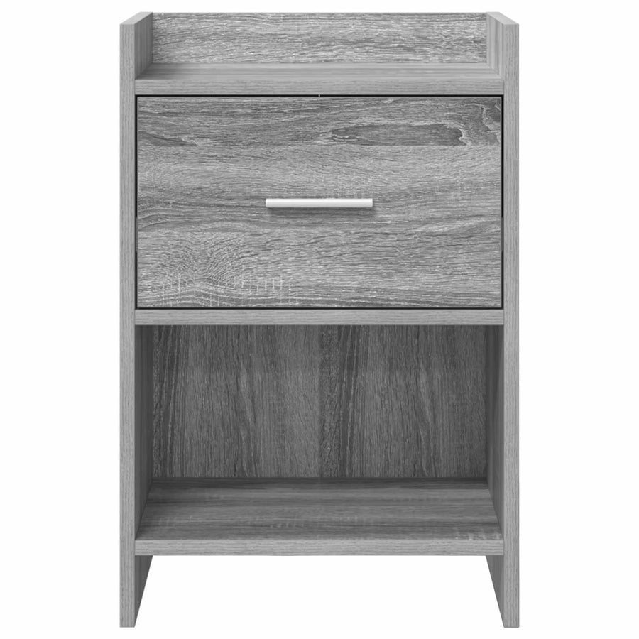 Nachtkastjes 2 pcs Grijs Sonoma 40 x 30 x 60 cm Bewerkt hout