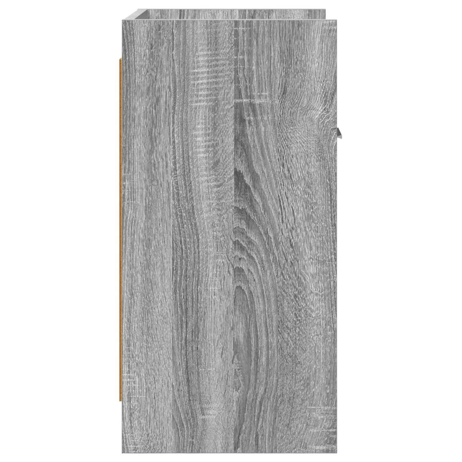 Nachtkastjes 2 pcs Grijs Sonoma 40 x 30 x 60 cm Bewerkt hout