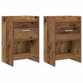 Nachtkastjes 2 pcs Oud hout 40 x 30 x 60 cm Bewerkt hout
