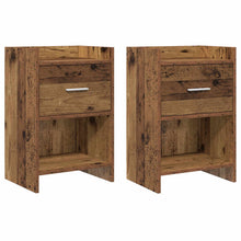 Nachtkastjes 2 pcs Oud hout 40 x 30 x 60 cm Bewerkt hout