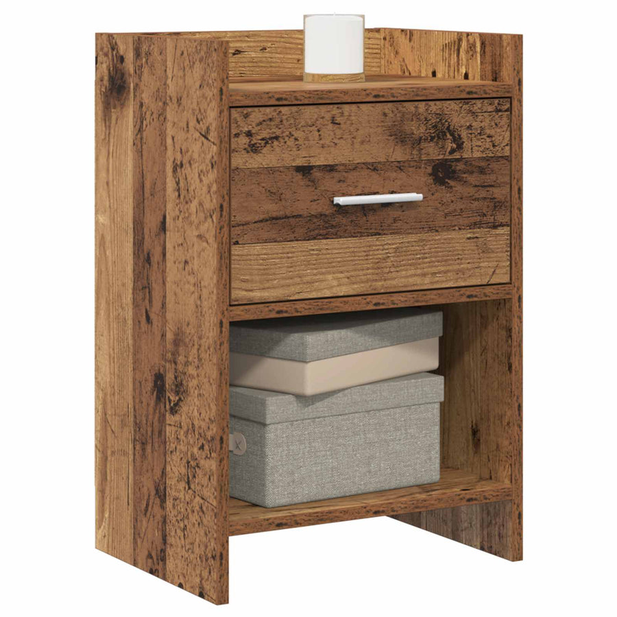 Nachtkastjes 2 pcs Oud hout 40 x 30 x 60 cm Bewerkt hout