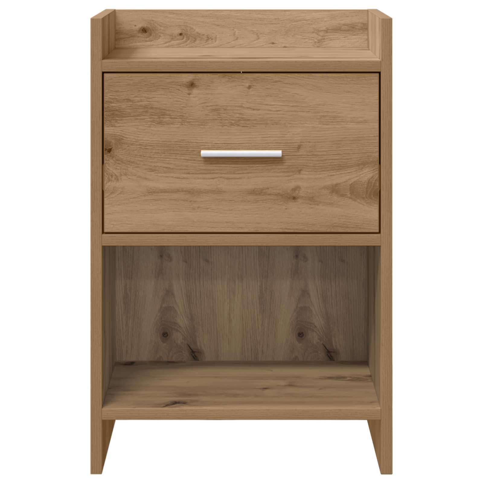 Nachtkastjes Artisanaal eiken 40 x 30 x 60 cm Bewerkt hout