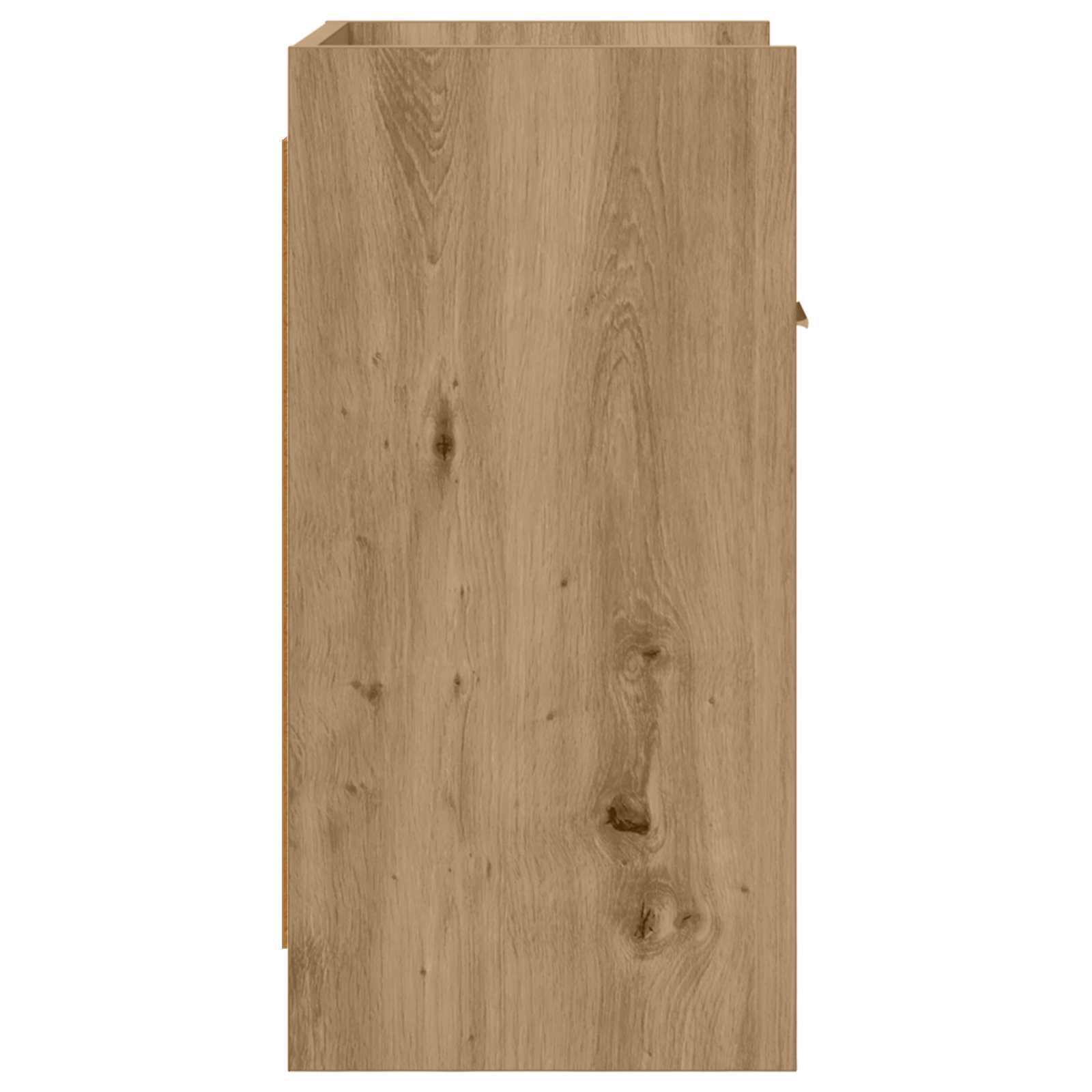 Nachtkastjes Artisanaal eiken 40 x 30 x 60 cm Bewerkt hout