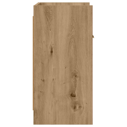 Nachtkastjes Artisanaal eiken 40 x 30 x 60 cm Bewerkt hout