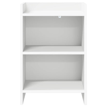 Nachtkastjes 2 pcs Wit 40 x 30 x 60 cm Bewerkt hout