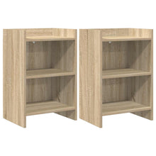 Nachtkastjes 2 pcs Sonoma Eiken 40 x 30 x 60 cm Bewerkt hout