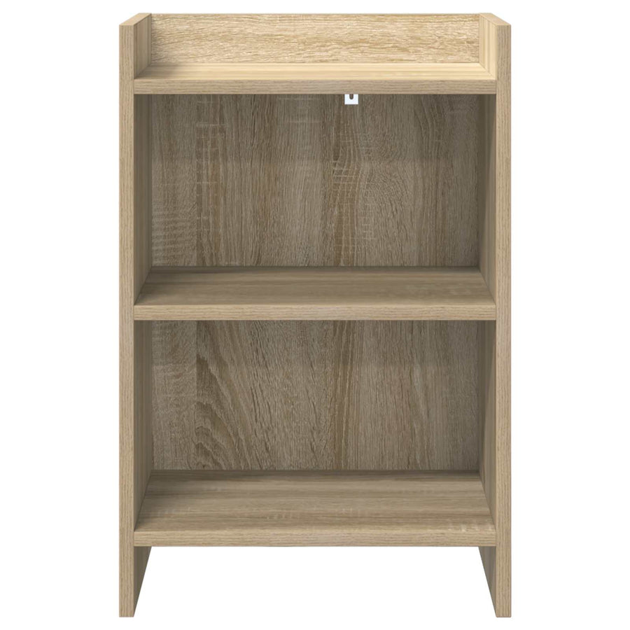 Nachtkastjes 2 pcs Sonoma Eiken 40 x 30 x 60 cm Bewerkt hout