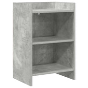 Nachtkastje 40x30x60 cm betongrijs bewerkt hout