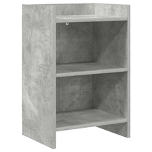 Nachtkastjes Betongrijs 40 x 30 x 60 cm Bewerkt hout