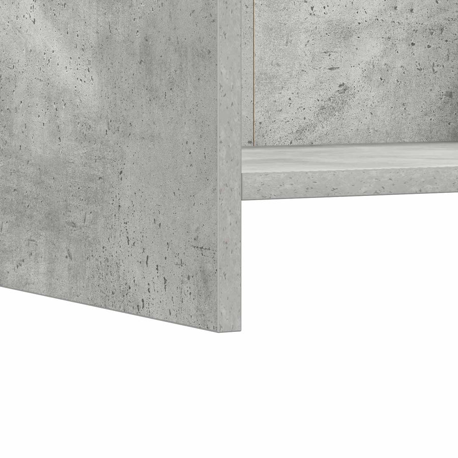 Nachtkastjes 2 pcs Betongrijs 40 x 30 x 60 cm Bewerkt hout