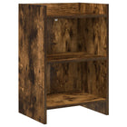 Nachtkastje 40x30x60 cm gerookt eiken bewerkt hout