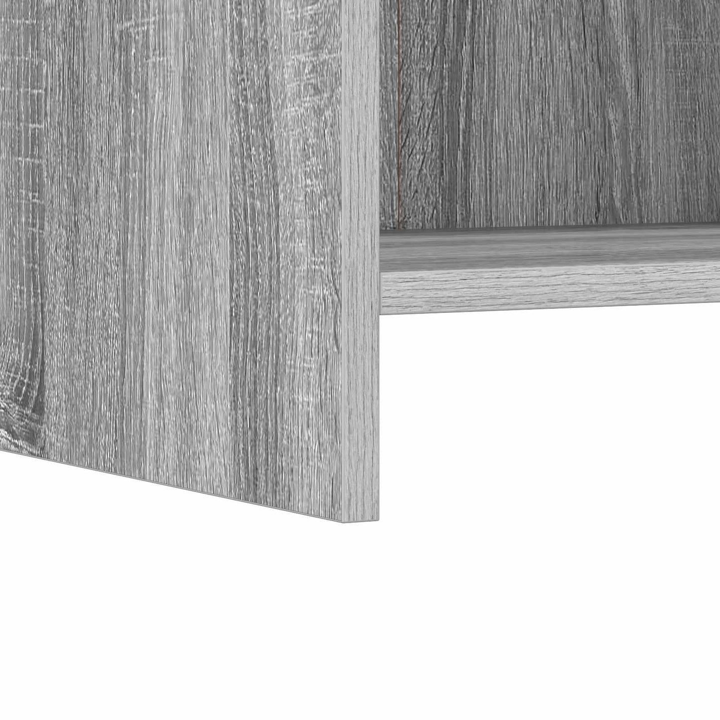 Nachtkastjes Grijs Sonoma 40 x 30 x 60 cm Bewerkt hout