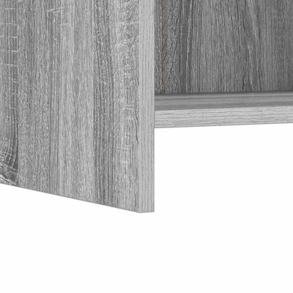 Nachtkastjes Grijs Sonoma 40 x 30 x 60 cm Bewerkt hout
