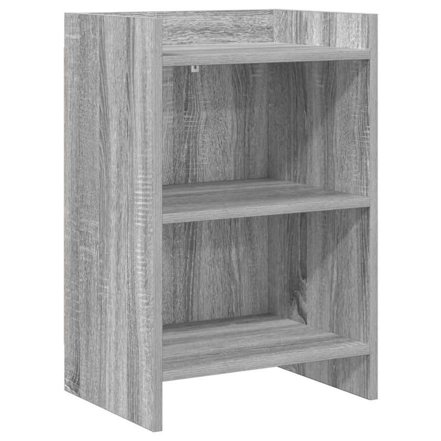 Nachtkastjes Grijs Sonoma 40 x 30 x 60 cm Bewerkt hout