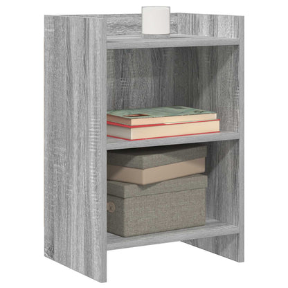 Nachtkastjes Grijs Sonoma 40 x 30 x 60 cm Bewerkt hout