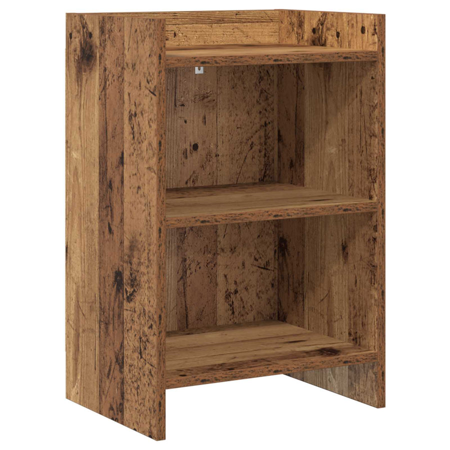 Nachtkastjes Oud hout 40 x 30 x 60 cm Bewerkt hout