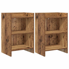 Nachtkastjes 2 pcs Oud hout 40 x 30 x 60 cm Bewerkt hout