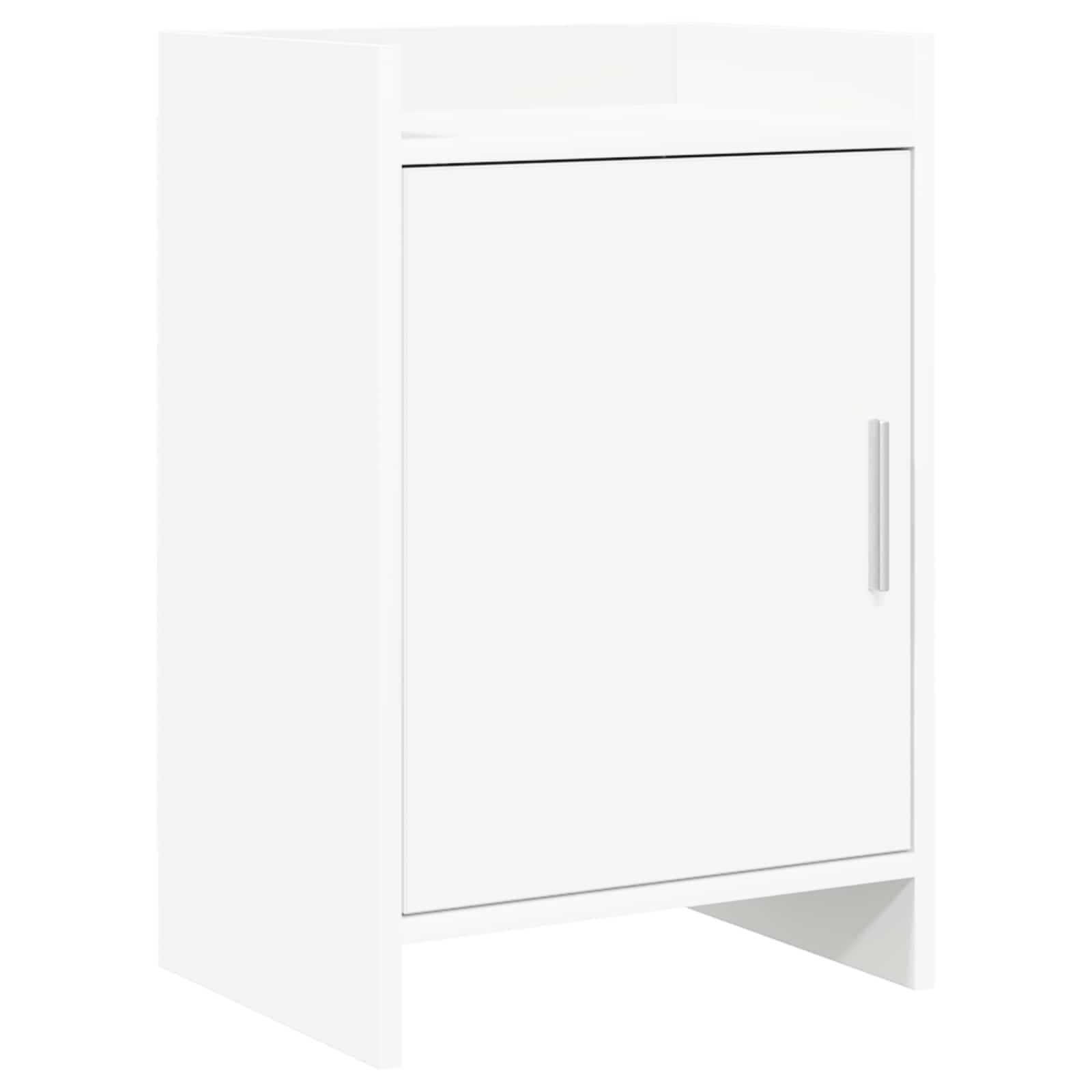 Nachtkastjes Wit 40 x 30 x 60 cm Bewerkt hout