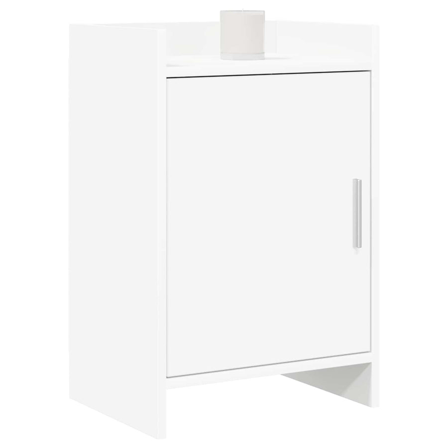 Nachtkastjes Wit 40 x 30 x 60 cm Bewerkt hout
