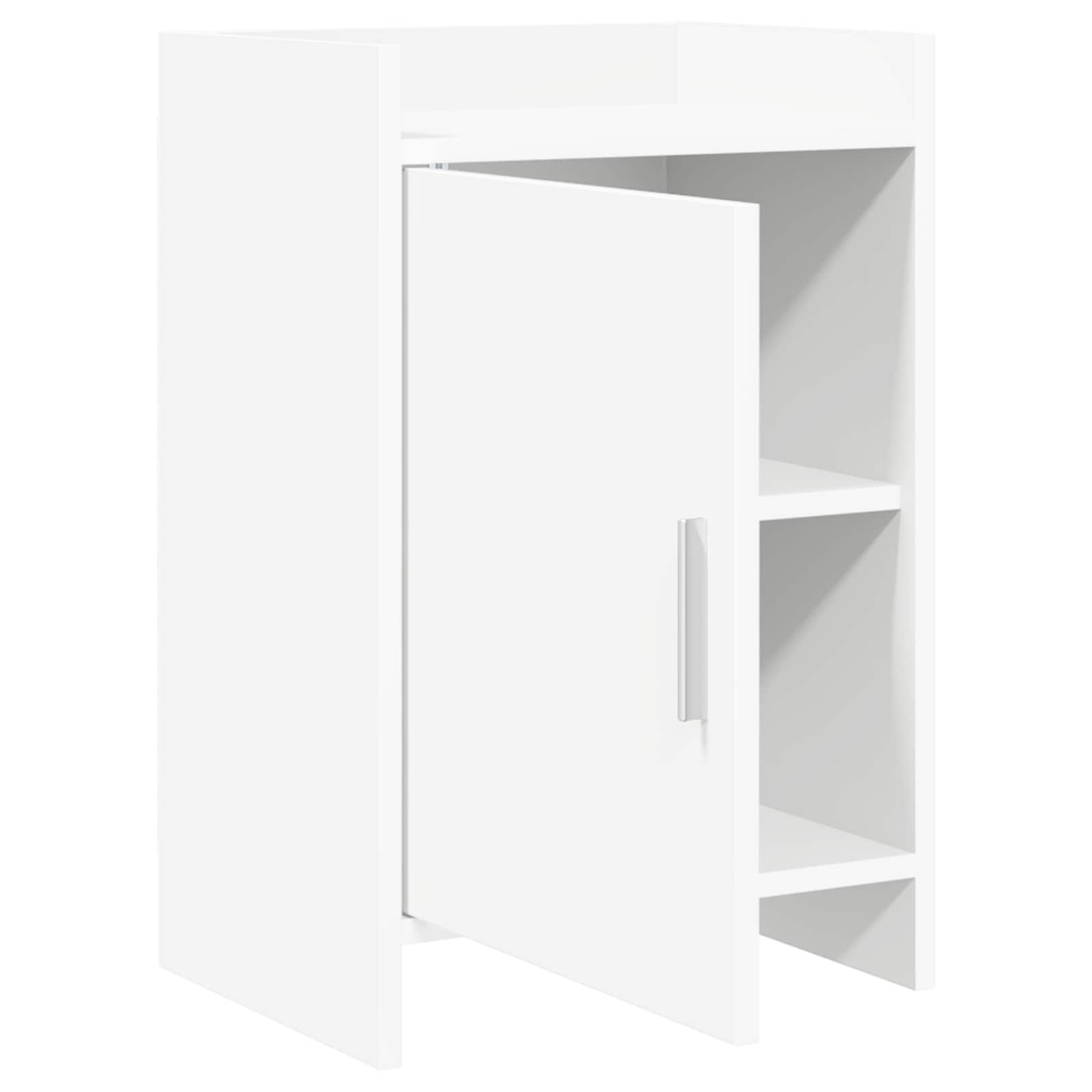 Nachtkastjes 2 pcs Wit 40 x 30 x 60 cm Bewerkt hout