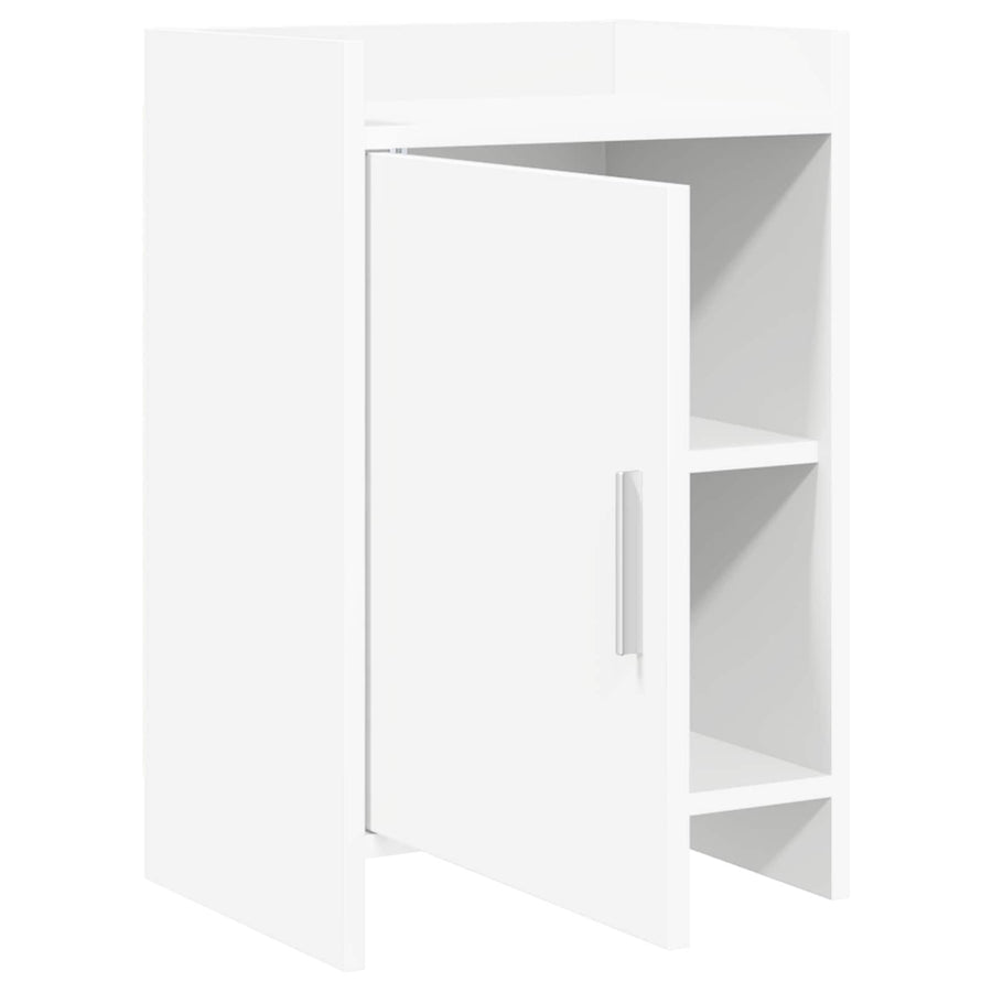 Nachtkastjes 2 pcs Wit 40 x 30 x 60 cm Bewerkt hout