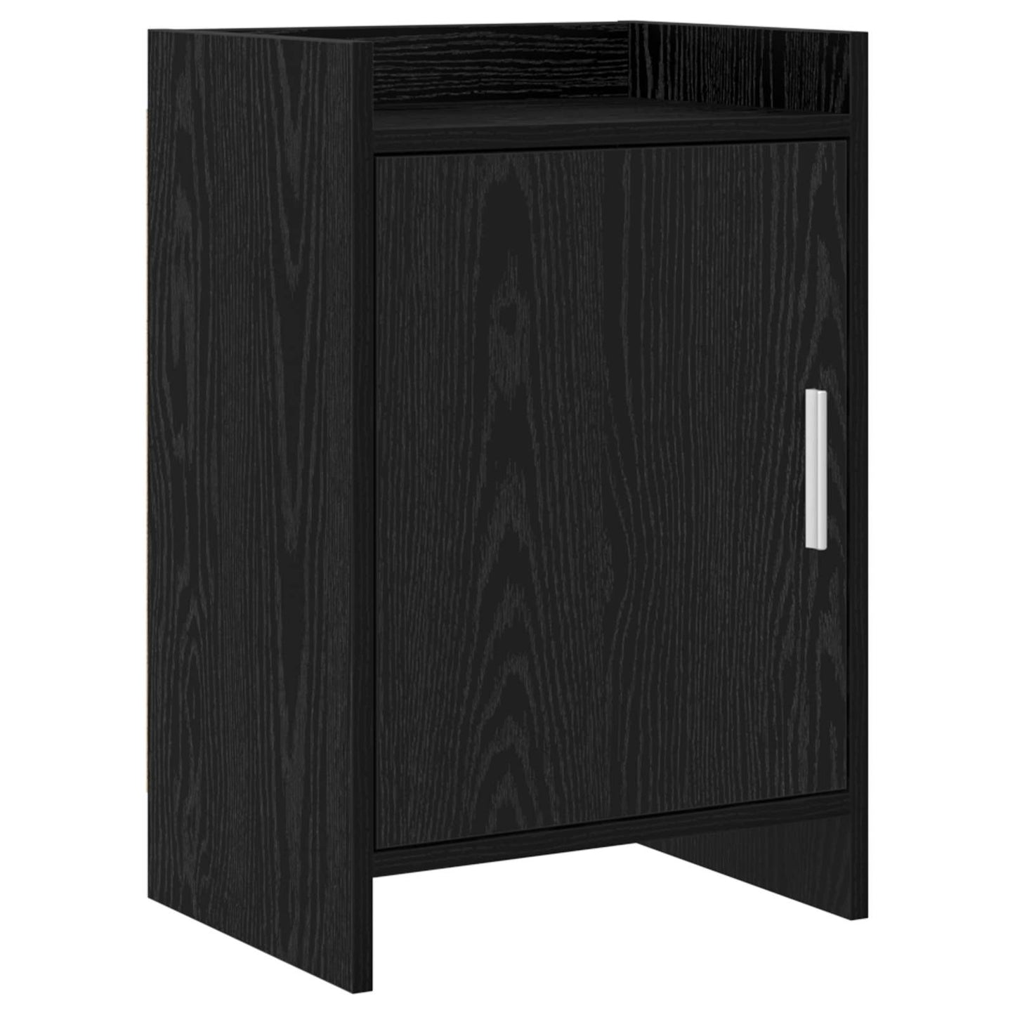 Nachtkastjes Zwart eiken 40 x 30 x 60 cm Bewerkt hout