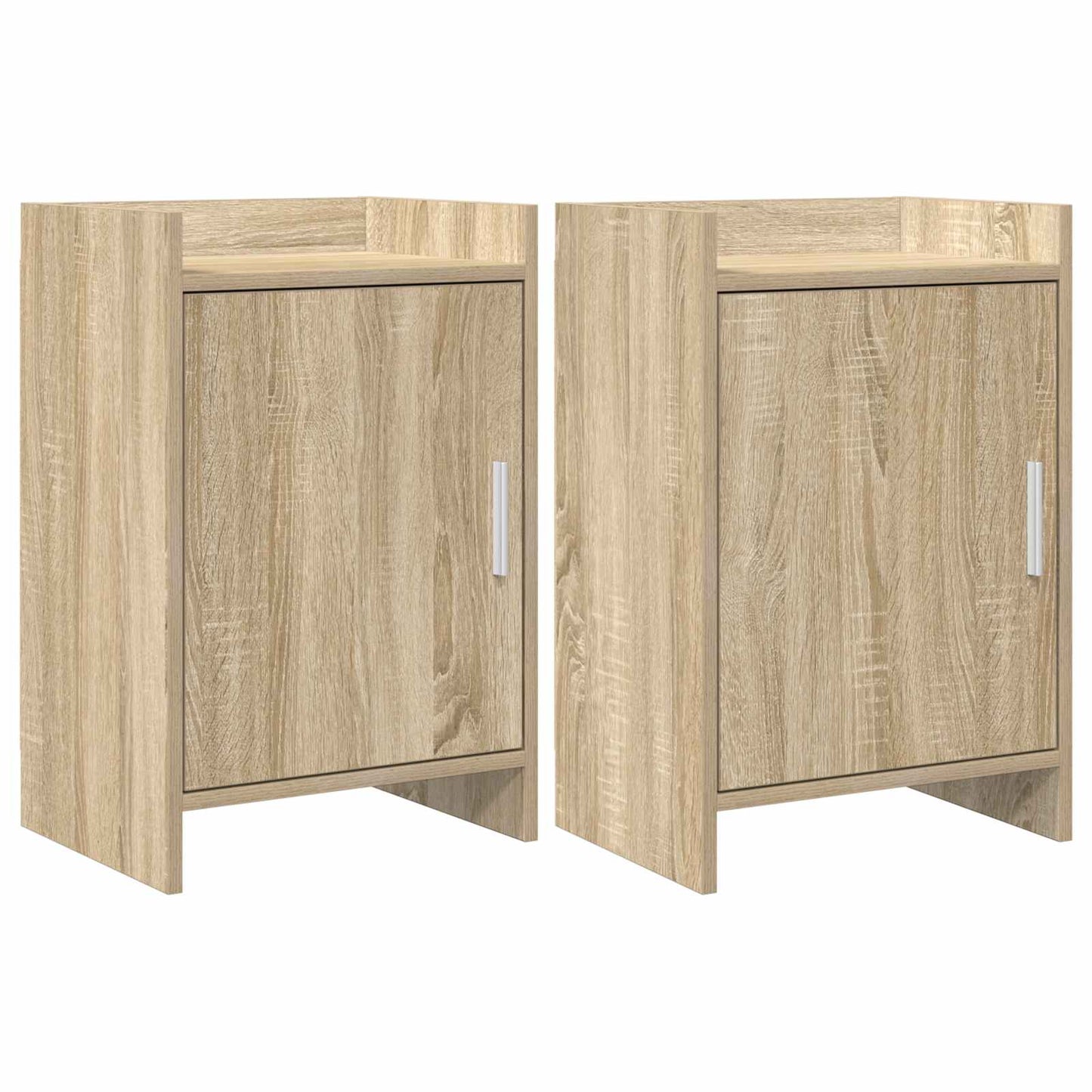 Nachtkastjes 2 pcs Sonoma Eiken 40 x 30 x 60 cm Bewerkt hout