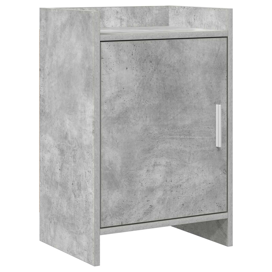 Nachtkastjes Betongrijs 40 x 30 x 60 cm Bewerkt hout