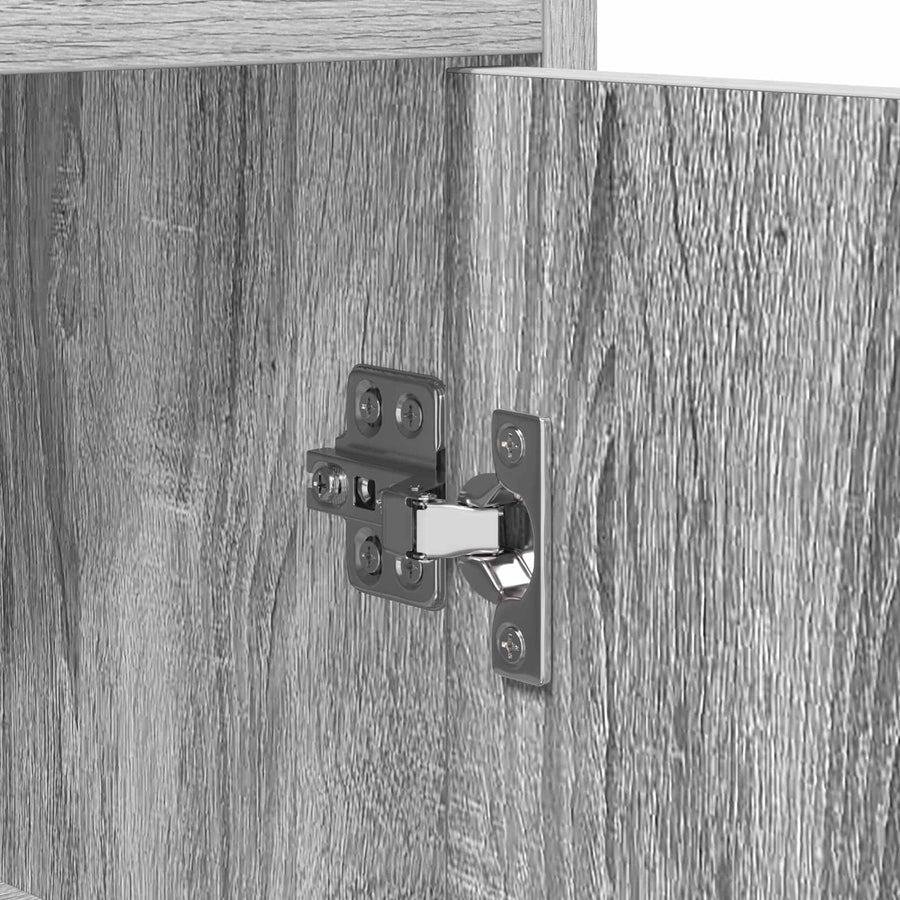 Nachtkastjes Grijs Sonoma 40 x 30 x 60 cm Bewerkt hout