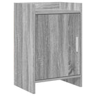 Nachtkastje grijs Sonoma 40x30x60 cm bewerkt hout
