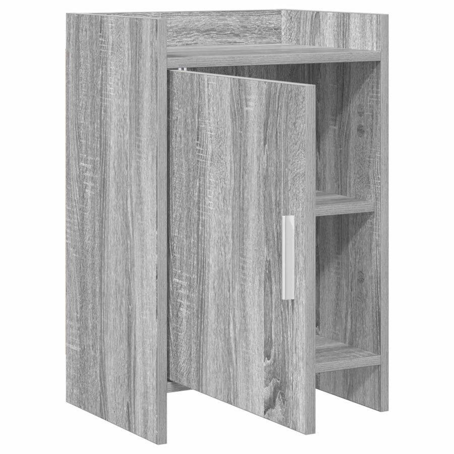 Nachtkastjes 2 pcs Grijs Sonoma 40 x 30 x 60 cm Bewerkt hout