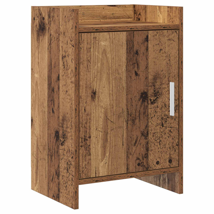 Nachtkastjes Oud hout 40 x 30 x 60 cm Bewerkt hout