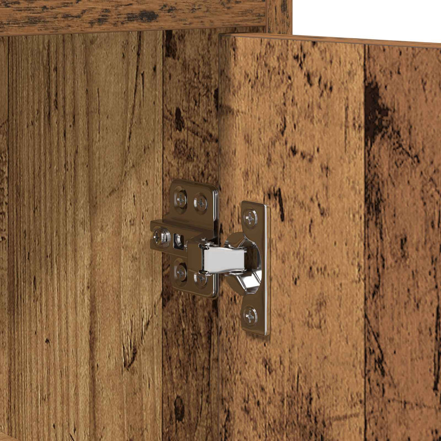 Nachtkastjes 2 pcs Oud hout 40 x 30 x 60 cm Bewerkt hout