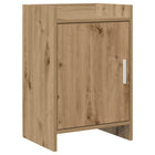 Nachtkastje 40x30x60 cm bewerkt hout Artisanaal eiken