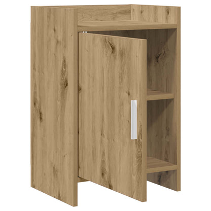 Nachtkastjes Artisanaal eiken 40 x 30 x 60 cm Bewerkt hout