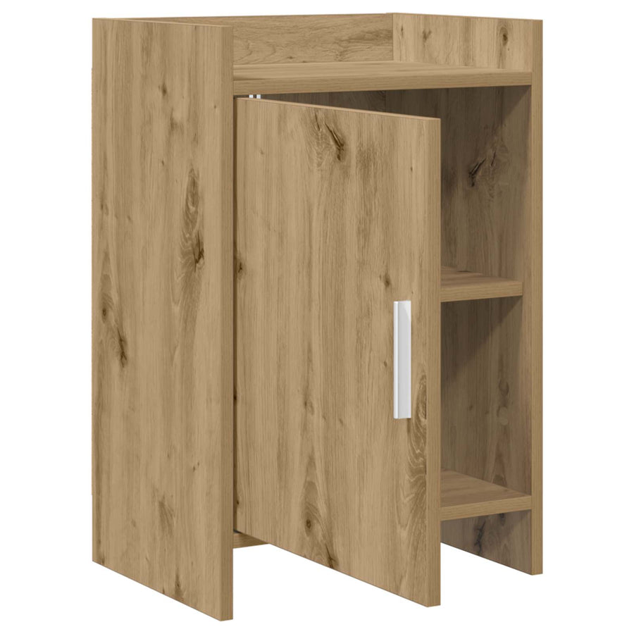 Nachtkastjes Artisanaal eiken 40 x 30 x 60 cm Bewerkt hout