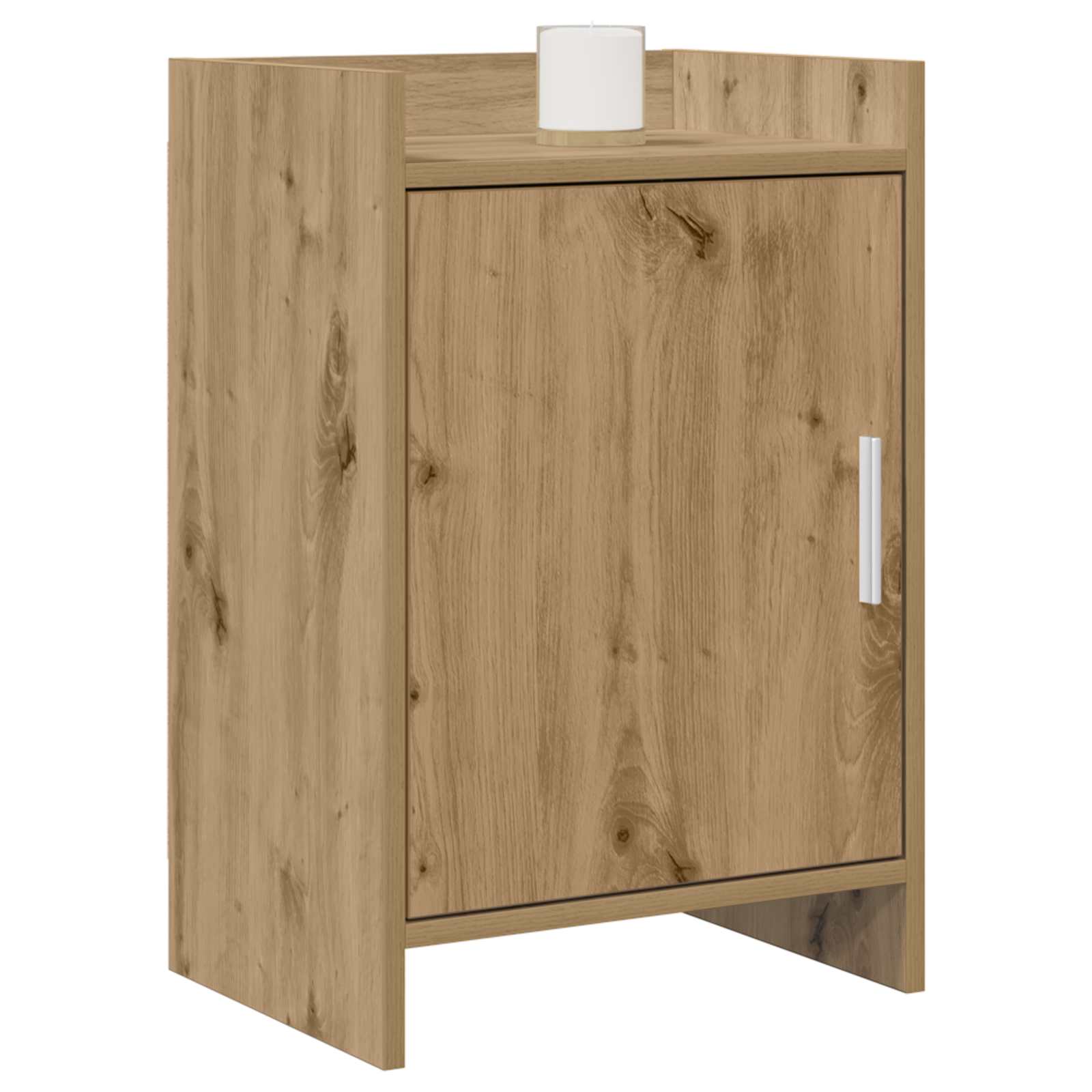 Nachtkastjes Artisanaal eiken 40 x 30 x 60 cm Bewerkt hout